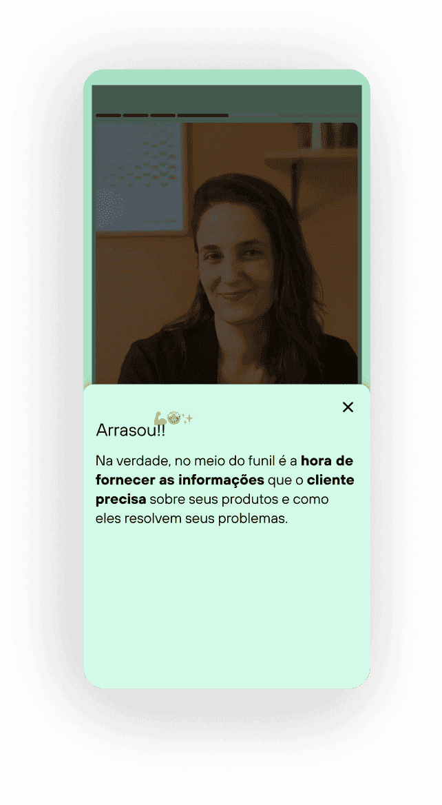 imagem de exemplo da resposta certa da buzina no app Vivae